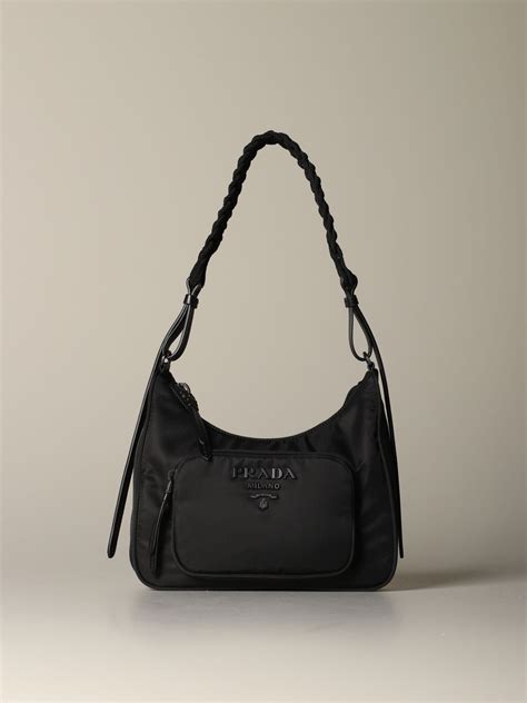 prada hobo shoulder bag|prada nylon hobo bags.